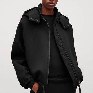 COS Hooded Oversized Neoprene Jacket